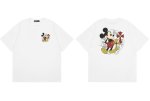 画像1: Unisex Mickey Mouse x CrossShort Sleeve T-Shirt 　 ミッキーマウス×クロスプリント半袖ラウンドネックTシャツ ユニセックス 男女兼用  (1)