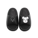 画像1: 26SS Unisex BE@RBRICK  Flat Sandals slippers Sneakers  男女兼用 ハーフカラーベアブリック 暴力熊 サンダルシャワーサンダル ビーチサンダル シューズ (1)