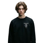 画像2: Unisex California bear Circle Cross Backprint Sweat Shirts ユニセックス カリフォルニア ベア 男女兼用 十字架 サークル クロス 熊 プリント スウェットトレーナー (2)