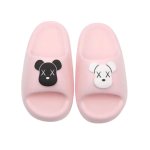 画像3: 26SS Unisex BE@RBRICK  Flat Sandals slippers Sneakers  男女兼用 ハーフカラーベアブリック 暴力熊 サンダルシャワーサンダル ビーチサンダル シューズ (3)