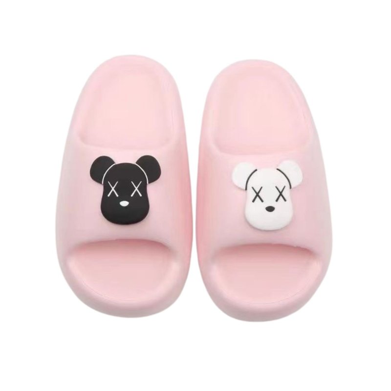 画像3: 26SS Unisex BE@RBRICK  Flat Sandals slippers Sneakers  男女兼用 ハーフカラーベアブリック 暴力熊 サンダルシャワーサンダル ビーチサンダル シューズ (3)