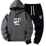 画像5: 26SS JUST DO IT LATER x Snoopy sweat hoodie pants setup ユニセックス男女兼用 NASA×JUST DO IT LATER × スヌーピー スウェットパーカー トレーナー パンツ セットアップ  (5)
