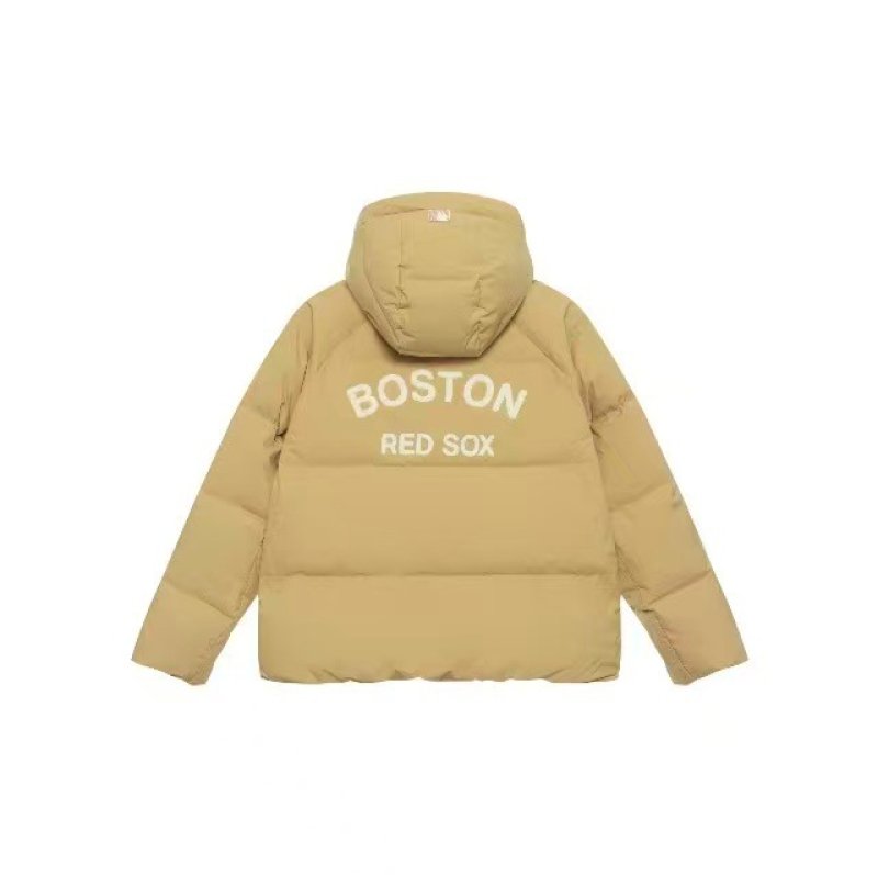 画像8: 25 MLB Varsity Hooded Short Puffer Jacket New York Yankees ユニセックス男女兼用 MLB NY  バーシティー ヌプシ ショートダウンジャケット スタジアムジャンパー ベンチコート (8)