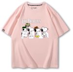 画像11: Unisex Snoopy & Puppy Abbey Road Print Short Sleeve T-Shirt 　 スヌーピー＆パピー アビーロードプリント半袖ラウンドネックTシャツ ユニセックス 男女兼用  (11)