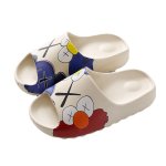 画像1: kaws flour soft bottom sandals slippers   ユニセック男女兼用カウズフラワーフリップフロップサンダルシャワーサンダル ビーチサンダル　 (1)