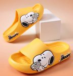 画像6: Unisex Adult & Kids Snoopy Flat Sandals slippers Sneakers  アダルト＆キッズ男女兼用 スヌーピー サンダルシャワーサンダル ビーチサンダル シューズ (6)