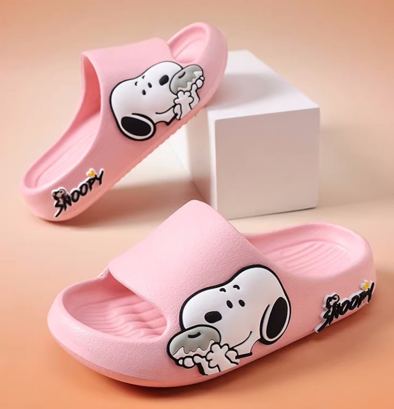画像13: Unisex Adult & Kids Snoopy Flat Sandals slippers Sneakers  アダルト＆キッズ男女兼用 スヌーピー サンダルシャワーサンダル ビーチサンダル シューズ (13)