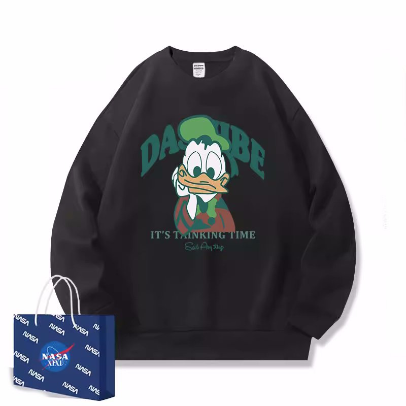 画像4: Donald Duck crew neck sweatshirt　ユニセックス男女兼用 ドナルドダッグ スウェットトレーナー  (4)