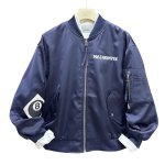 画像3: 26SS Snoopy Billiards Ball 8 MA-1 zip jacket blouson baseball uniform jacket ユニセックス 男女兼用 スヌーピー ビリヤード ボール 8 MA-1 ボンバー ジップジャケット ブルゾン (3)