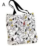 画像2: Snoopy canvas tote shoulder bag　スヌーピーキャンバストートショルダーバッグ (2)