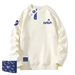画像4: NASA x Seated sitting Astronaut sweatshirt　ユニセックス男女兼用 NASA × シッティング宇宙飛行士 スウェットトレーナー  (4)