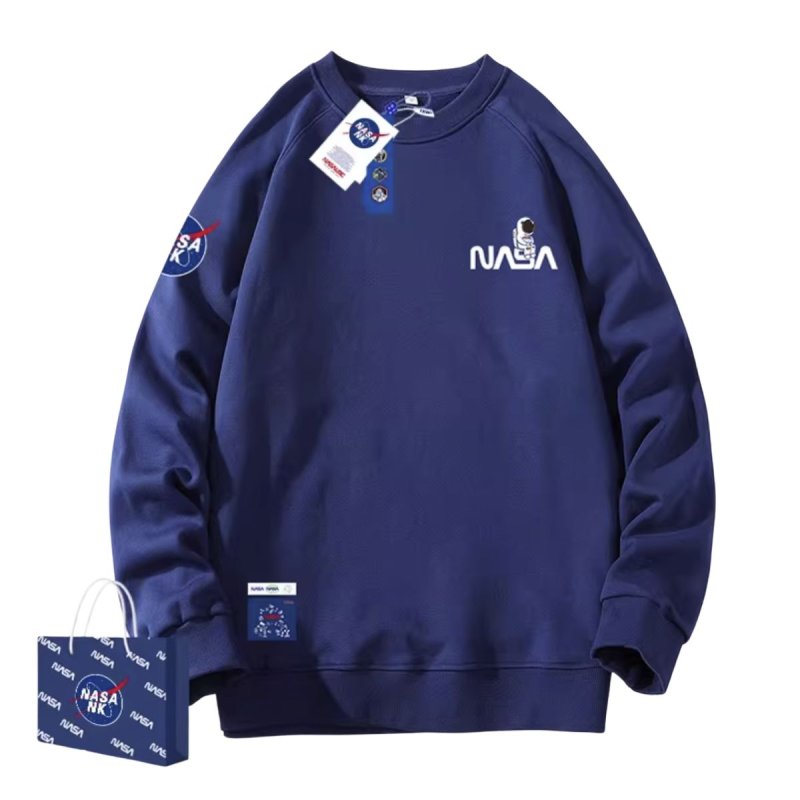 画像1: NASA x Seated sitting Astronaut sweatshirt　ユニセックス男女兼用 NASA × シッティング宇宙飛行士 スウェットトレーナー  (1)