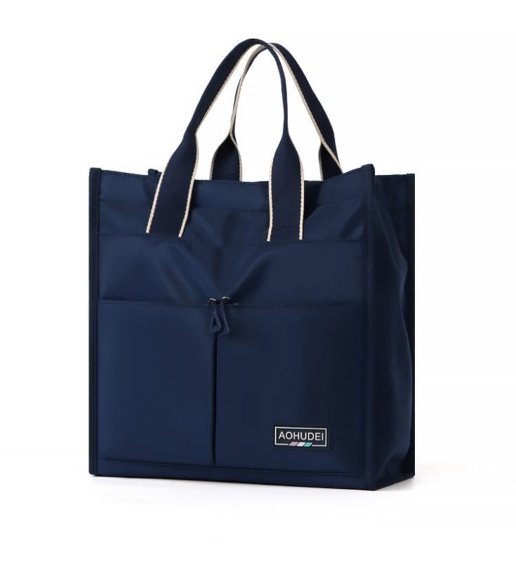 画像7: Multi-pocket multi-functional tote bag ユニセックス男女兼用 マルチポケットトートバッグ通勤通学 (7)