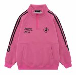 画像3: Three Stripes Stand Collar Half-Zip Sweatshirt　ユニセックス男女兼用 スリーストライプス スタンドカラー ハーフジップスウェットシャツ トレーナー  (3)