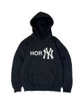 画像1: HorNY letter printed Hoodie ユニセックス 男女兼用 HorNYロゴ スウェットパーカー (1)
