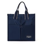 画像5: Multi-pocket multi-functional tote bag ユニセックス男女兼用 マルチポケットトートバッグ通勤通学 (5)