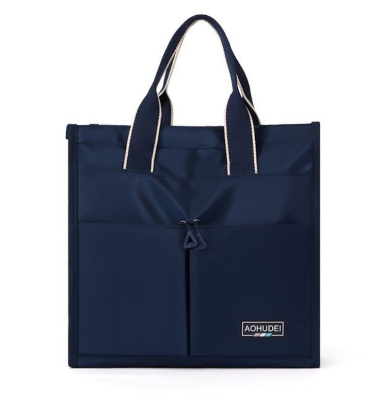 画像5: Multi-pocket multi-functional tote bag ユニセックス男女兼用 マルチポケットトートバッグ通勤通学 (5)