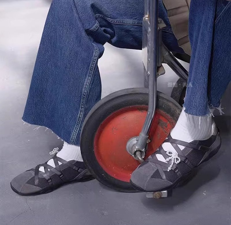 画像5: Flat French ballet style sneakers　フラットフレンチバレーシューズスタイルスニーカー  (5)