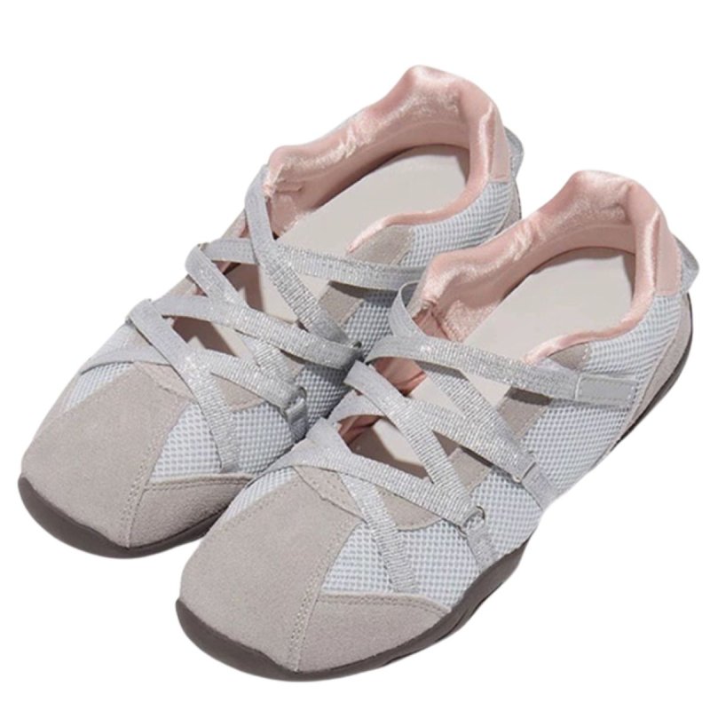 画像1: Flat French ballet style sneakers　フラットフレンチバレーシューズスタイルスニーカー  (1)
