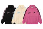画像4: Three Stripes Stand Collar Half-Zip Sweatshirt　ユニセックス男女兼用 スリーストライプス スタンドカラー ハーフジップスウェットシャツ トレーナー  (4)