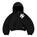 画像6: NY Noodle letter printed Graffiti Print Hoodie ユニセックス 男女兼用 NY Noodle 落書き風 ロゴ スウェットパーカー (6)