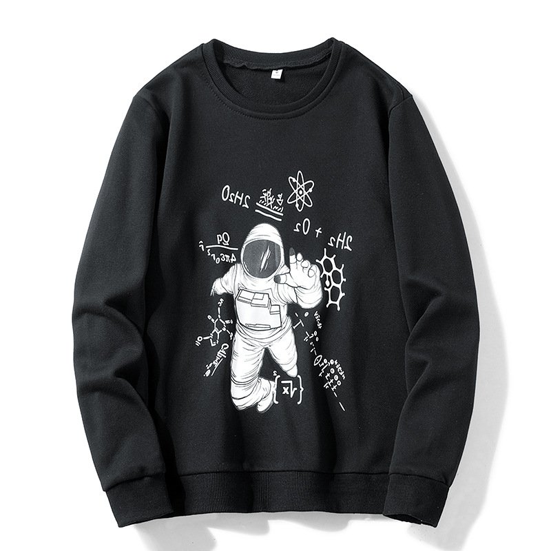 画像2: 26SS Unisex Astronaut print sweatshirt pullover  男女兼用 ユニセックス宇宙飛行士プリントロングスリーブトレーナー プルオーバー (2)
