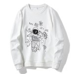 画像3: 26SS Unisex Astronaut print sweatshirt pullover  男女兼用 ユニセックス宇宙飛行士プリントロングスリーブトレーナー プルオーバー (3)