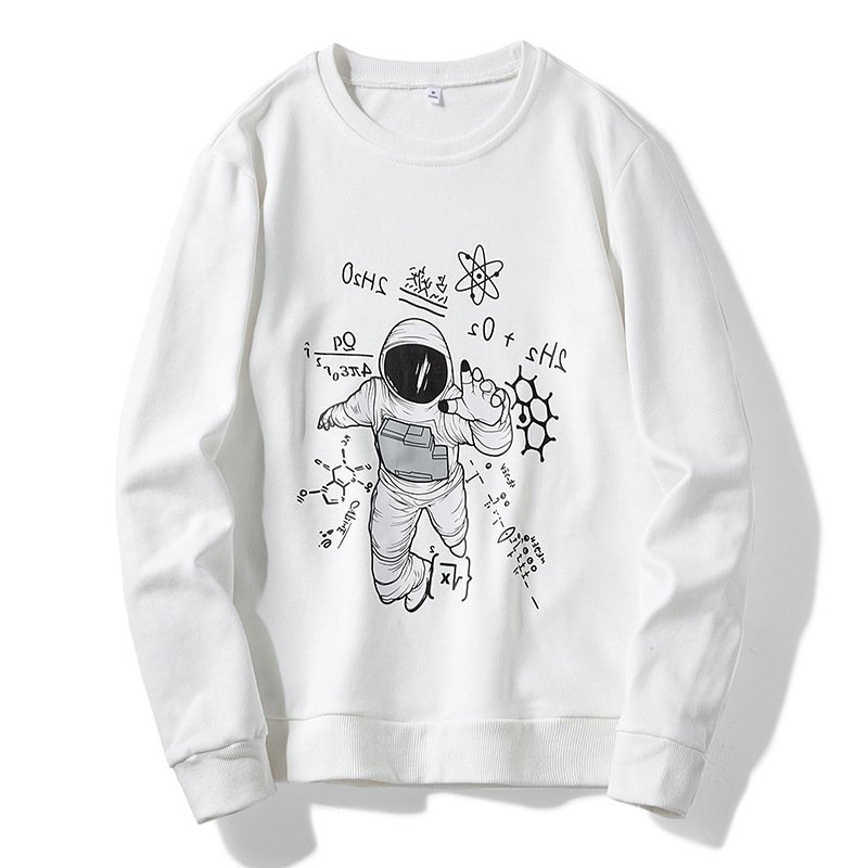 画像3: 26SS Unisex Astronaut print sweatshirt pullover  男女兼用 ユニセックス宇宙飛行士プリントロングスリーブトレーナー プルオーバー (3)