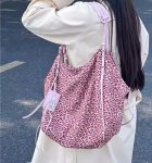 画像5: Pink Leopard Large Capacity Tote Shoulder Underarm Bag　ピンクレオパードヒョウ柄ラージキャパシティートートショルダーバッグ (5)