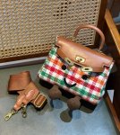 画像6: BKjllycatlm Check Plush Tote Shoulder Crossbody Bag  jllycatlm　チェックスマイルぬいぐるみトートショルダークロスボディーバッグスマイル   (6)