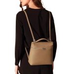 画像4: Lunchbox-shaped leather tote shoulder backpack　 ランチボックス型スクエアレザーバックパックトートショルダーバッグ (4)