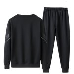 画像5: Round neck sweatshirt and pants with zip pockets Set　ユニセックス男女兼用 スウェット&ジップ付きパンツ セットアップ (5)