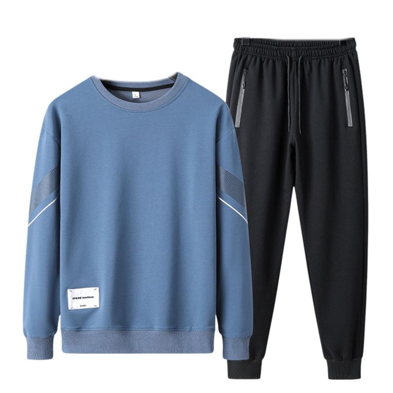 画像4: Round neck sweatshirt and pants with zip pockets Set　ユニセックス男女兼用 スウェット&ジップ付きパンツ セットアップ (4)