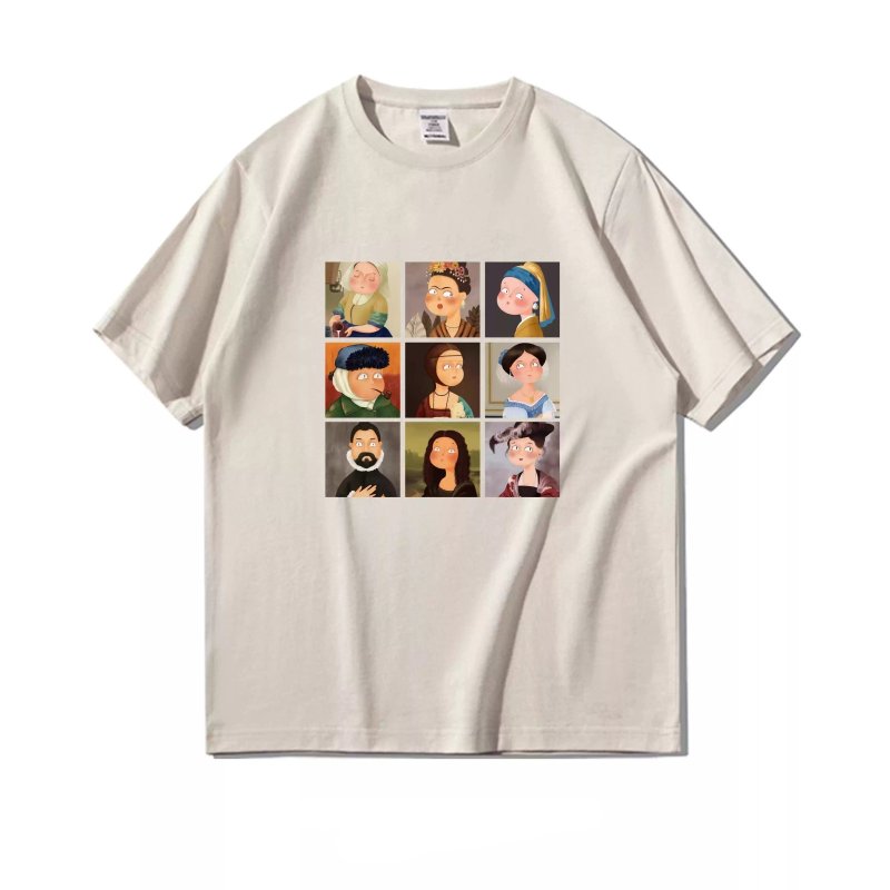 画像6: Masterpiece Parody Box Print round neck short sleeve T-shirt  ユニセックス 男女兼用マスターピースボックスプリントラウンドネック Tシャツ (6)