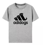 画像4: adidogs print round neck short sleeve T-shirt  ユニセックス 男女兼用adidogsアディドッグプリントラウンドネック Tシャツ (4)