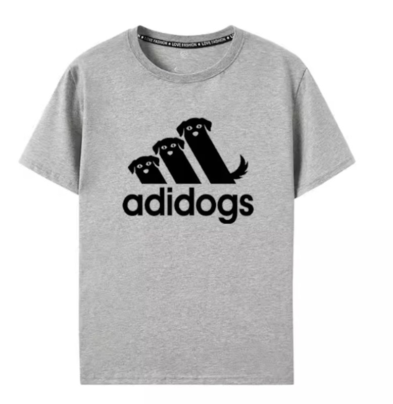 画像4: adidogs print round neck short sleeve T-shirt  ユニセックス 男女兼用adidogsアディドッグプリントラウンドネック Tシャツ (4)