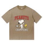画像5: Snoopy x Champion Print round neck short sleeve T-shirt  ユニセックス 男女兼用スヌーピー×チャンピオンプリントラウンドネック Tシャツ (5)