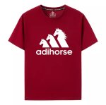 画像6: adihorse print round neck short sleeve T-shirt  ユニセックス 男女兼用adihorseアディホースプリントラウンドネック Tシャツ (6)