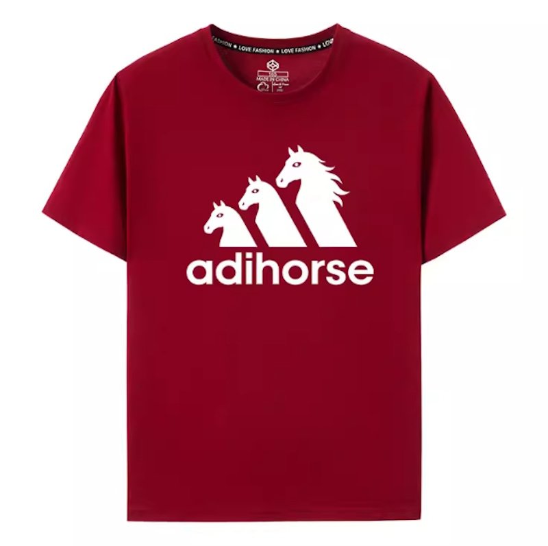 画像6: adihorse print round neck short sleeve T-shirt  ユニセックス 男女兼用adihorseアディホースプリントラウンドネック Tシャツ (6)
