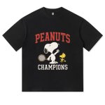画像3: Snoopy x Champion Print round neck short sleeve T-shirt  ユニセックス 男女兼用スヌーピー×チャンピオンプリントラウンドネック Tシャツ (3)
