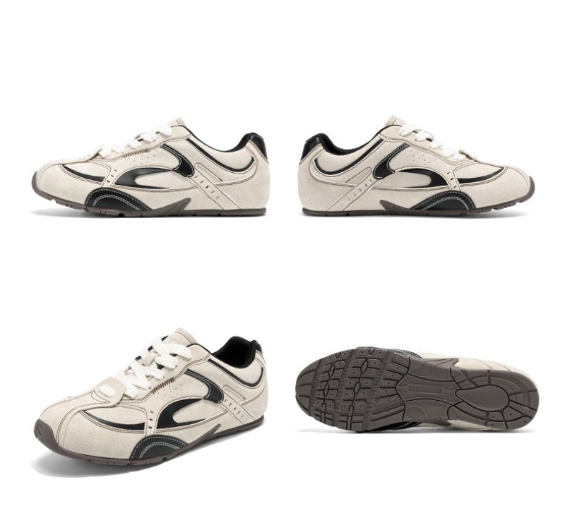 画像4: Unisex Cornetto suede lace-up sneakers shoes　 ユニセックス男女兼用kコルネットスエードレースアップスニーカーカジュアルシューズ (4)