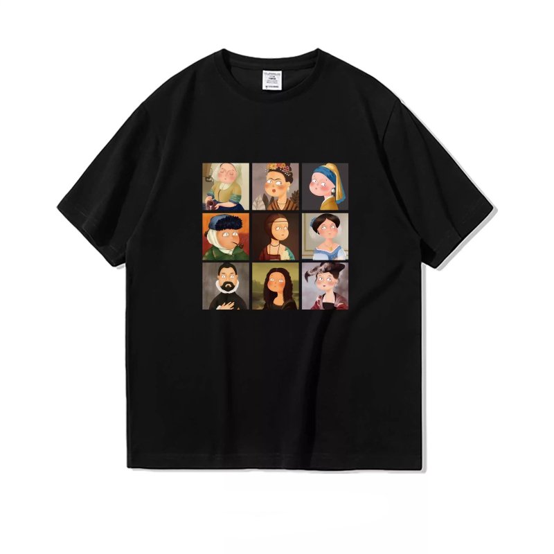 画像3: Masterpiece Parody Box Print round neck short sleeve T-shirt  ユニセックス 男女兼用マスターピースボックスプリントラウンドネック Tシャツ (3)