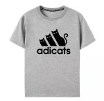 画像3: adicats print round neck short sleeve T-shirt  ユニセックス 男女兼用adicats アディキャッツプリントラウンドネック Tシャツ (3)