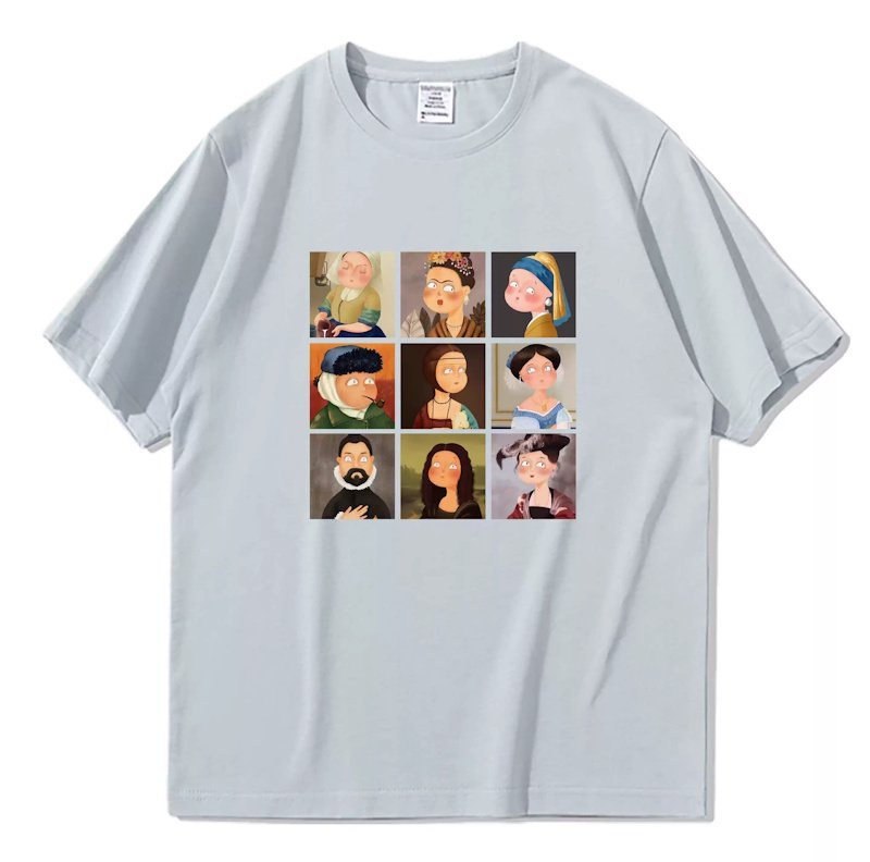 画像4: Masterpiece Parody Box Print round neck short sleeve T-shirt  ユニセックス 男女兼用マスターピースボックスプリントラウンドネック Tシャツ (4)