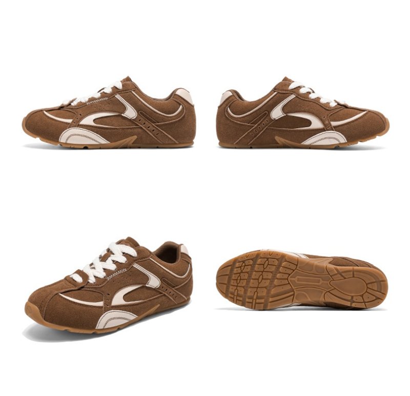 画像3: Unisex Cornetto suede lace-up sneakers shoes　 ユニセックス男女兼用kコルネットスエードレースアップスニーカーカジュアルシューズ (3)