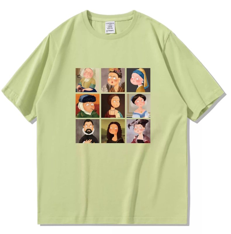 画像1: Masterpiece Parody Box Print round neck short sleeve T-shirt  ユニセックス 男女兼用マスターピースボックスプリントラウンドネック Tシャツ (1)