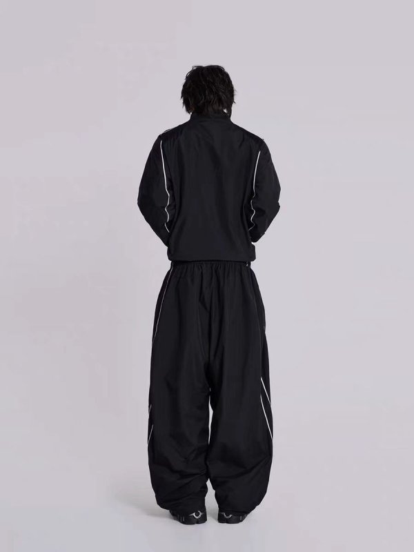 画像4: 26SS Jaded London Unisex Black Vapor Tracksuit Bottoms Set Up Jacket + Pant ユニセックス 男女兼用 ジェイデッドロンドンマッチング セットアップ トラックスーツ 上下 (4)