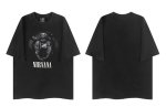画像3: Nirvana vintage style Print round neck short sleeve T-shirt  ユニセックス 男女兼用ニルヴァーナビンテージスタイルフォトプリントラウンドネック Tシャツ (3)