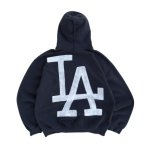 画像8: BIG NY Noodle letter printed Graffiti Print Vintage Hoodie ユニセックス 男女兼用 NY Noodle 落書き風 グラフィティ ロゴ 古着風 ヴィンテージ風 スウェットパーカー (8)