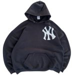 画像3: BIG NY Noodle letter printed Graffiti Print Vintage Hoodie ユニセックス 男女兼用 NY Noodle 落書き風 グラフィティ ロゴ 古着風 ヴィンテージ風 スウェットパーカー (3)